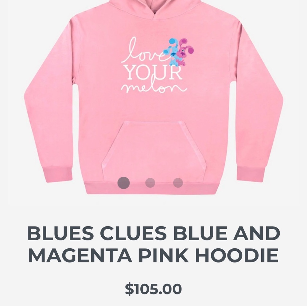 Blues Clues Love Your Melon Sweatshirt (XS)